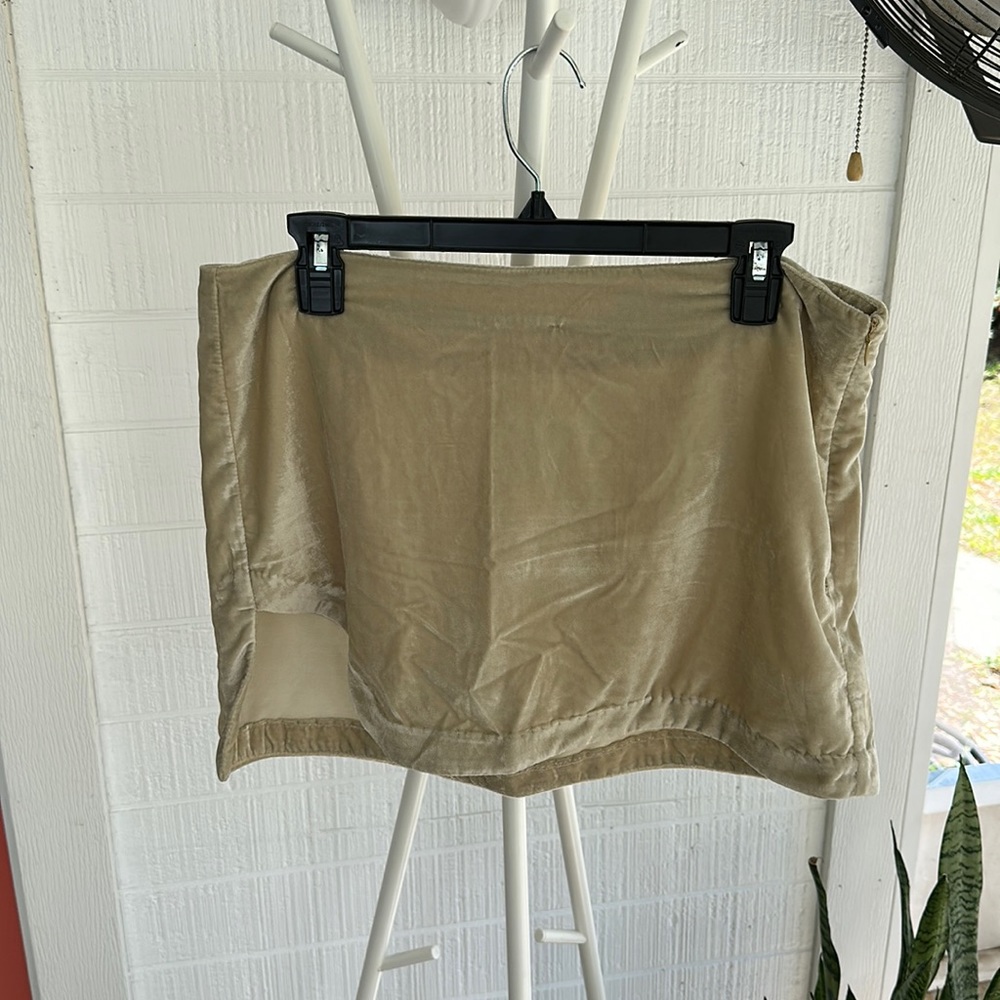 Free People Velvet Skirt